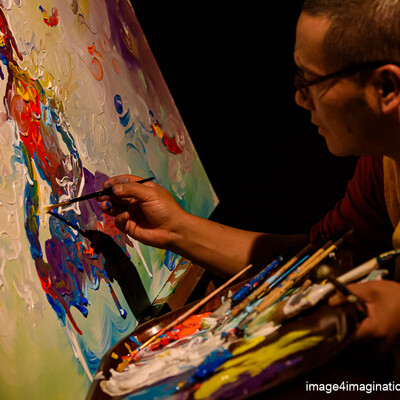 Painting Tashi Norbu - 28 jan 24